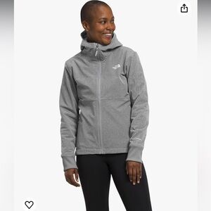 NWT The North Face Women's Shelbe Raschel Hoodie Jacket - Asphalt Grey